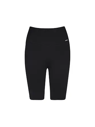 AIM'N | Pantalones cortos de ciclista acanalados sin costuras para mujer | schwarz